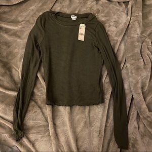 Garage Lettuce Edge Crew Long Sleeve Sea Turtle